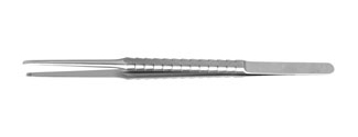 Sure, the translation of the product title into US English would be: Atraumatic Soft Tissue Forceps 17.5cm - Helmut Zepf (22.824.17) - Delynov