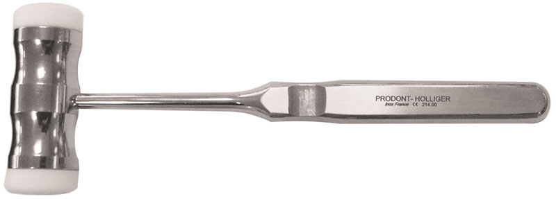 Maillet Politzer Embouts Téflon 19 cm - Acteon (213.01) - Delynov