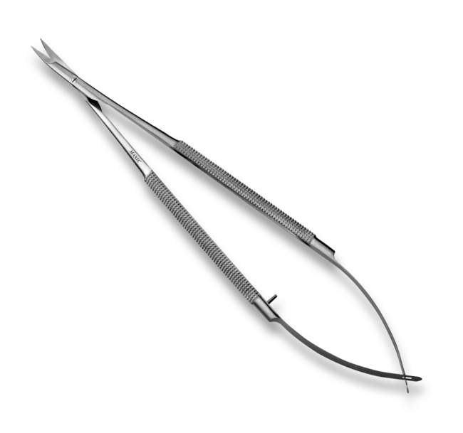 Ciseaux micro-courbés pour chirurgie de 18 cm - Omnia - Delynov
