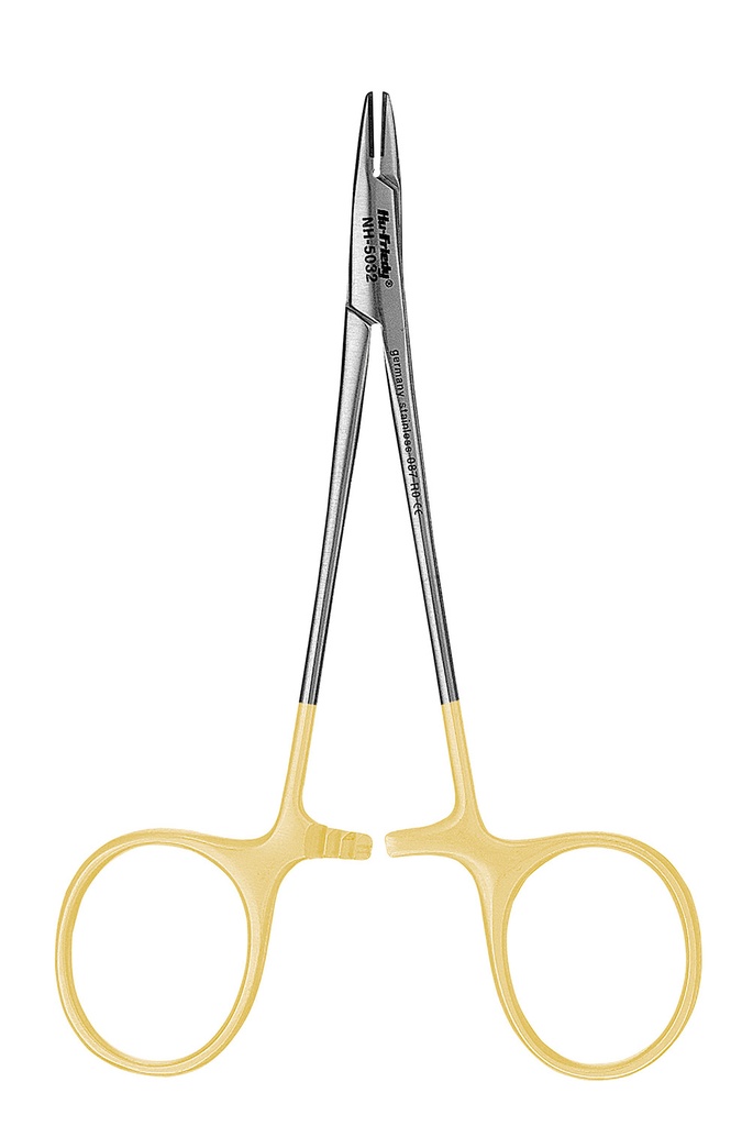 Porte-aiguille Derf #5032 carb. tung. strié 12cm (NH5032) - Hu-Friedy - Delynov
