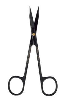 Scissors Goldman-Fox n°16 straight SuperCut Black series - Hu-Friedy - Delynov