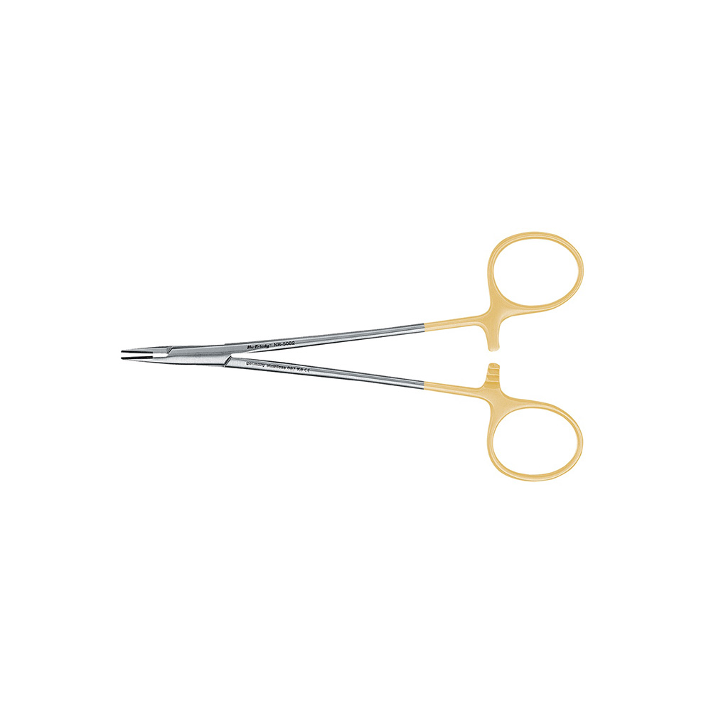 Micro-Vasculature Needle Holder 5082 with Tungsten Carbide Striated 15cm - Hu-Friedy - Delynov