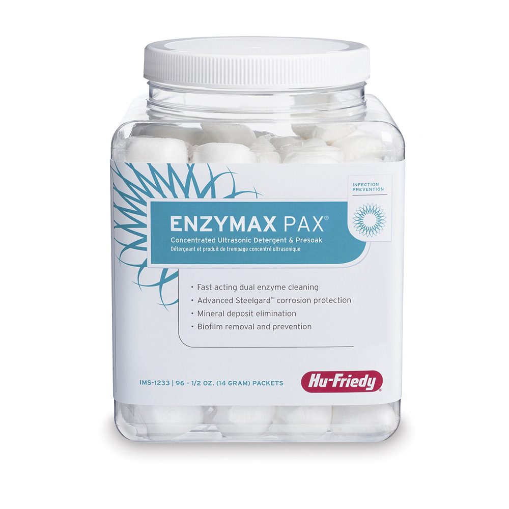 IMS Enzymax Powder Sachets - 96 pieces - Hu-Friedy - Delynov (Product for implantology, oral surgery, dental surgery, dentist, bone grafting, maxillofacial surgery)