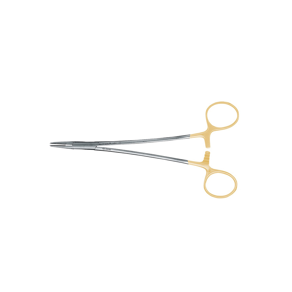 Surgical Needle Holder Backey No. 5046 Tungsten Carbide Fine 18cm - Hu-Friedy - Delynov