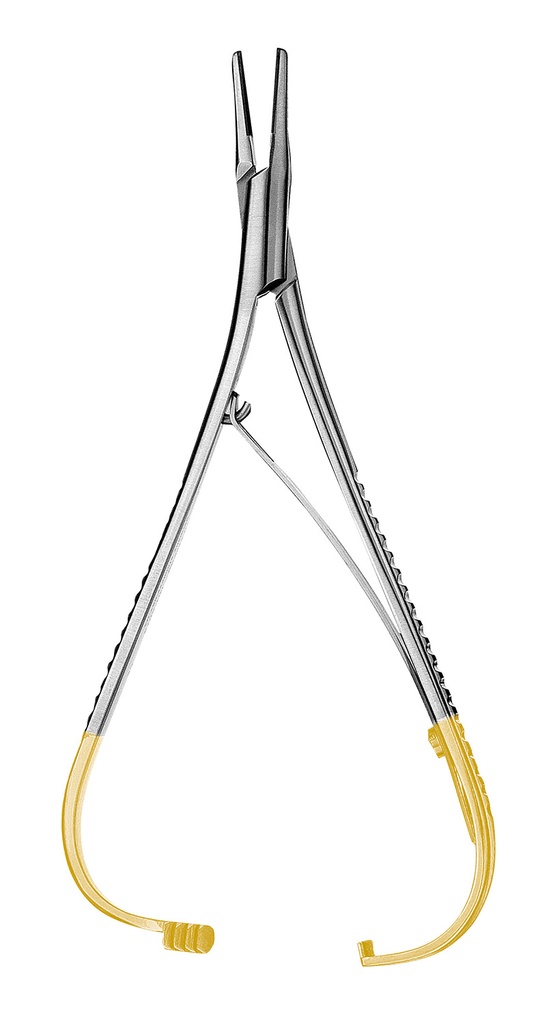 Porte-aiguille Mathieu -Kocher #5074 carb. Tungstène 14cm - Hu-Friedy - Delynov