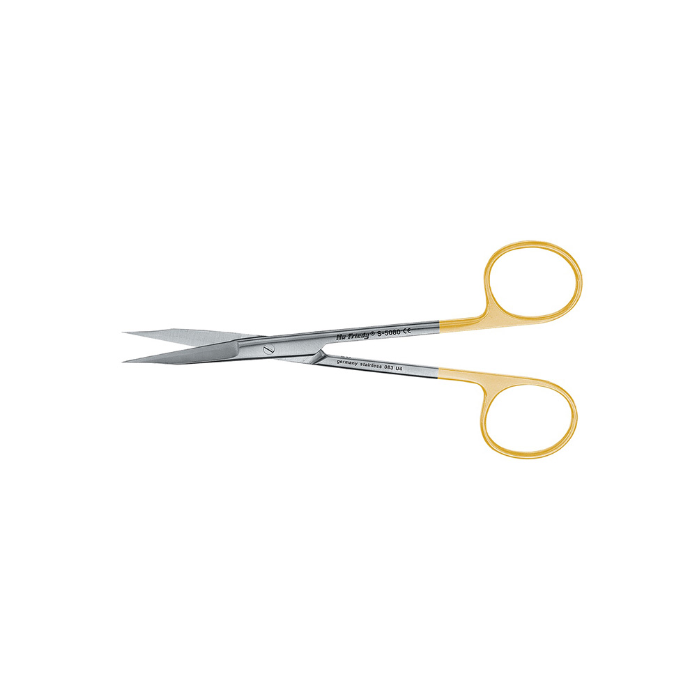 The translated product title in English for the delynov website would be: Goldman-Fox Scissors, Number 5080 rights Perma Sharp 12.5cm - Hu-Friedy - Delynov