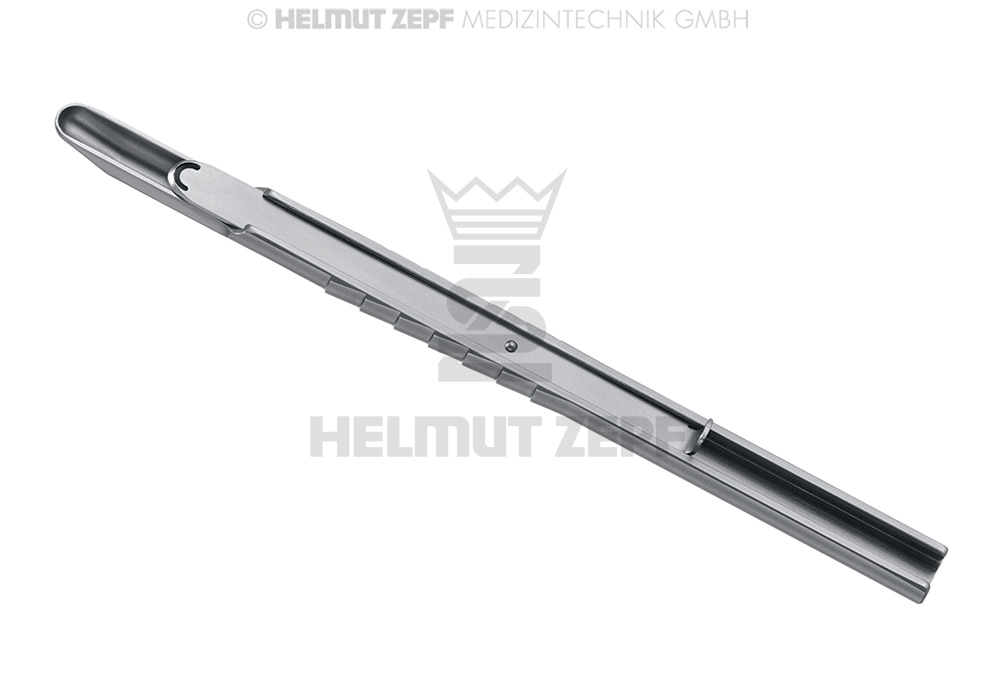 Bone scraper, 10mm diameter, 156mm length - Helmut Zepf (47.957.00) - Delynov