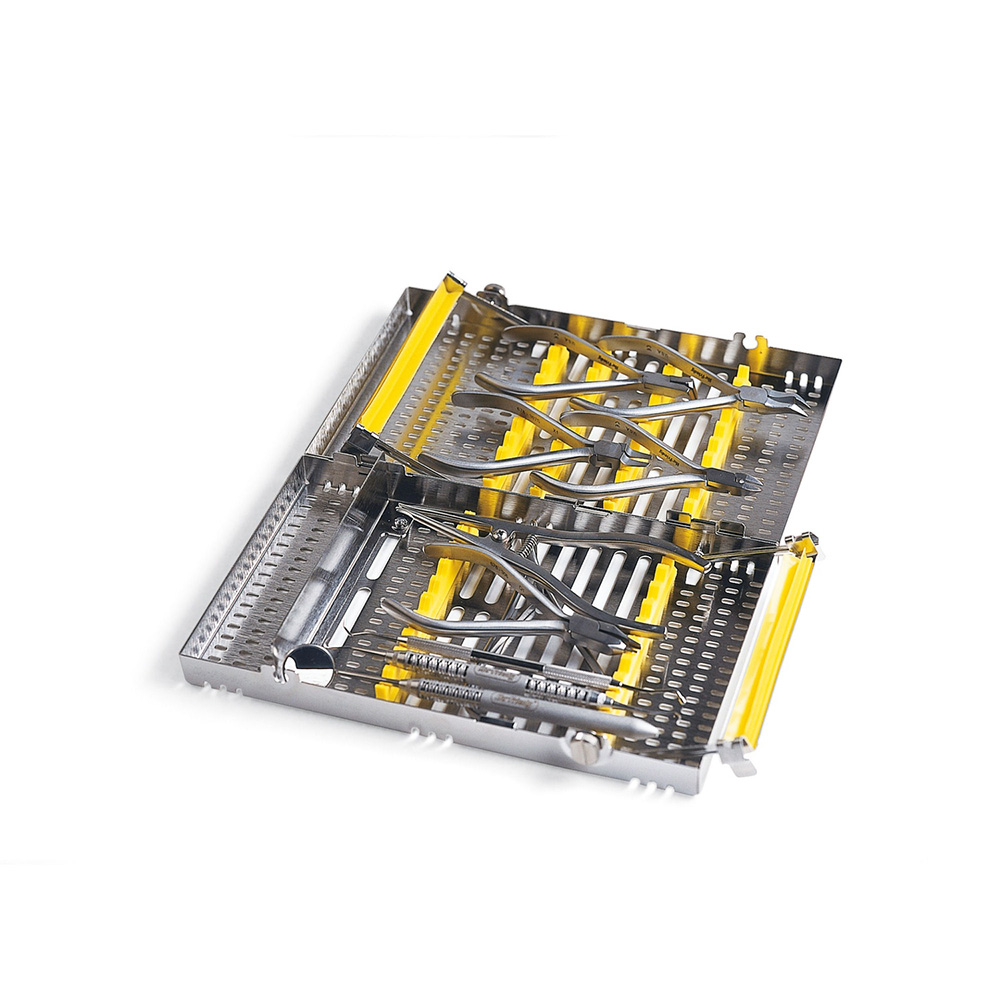 IMS Cassette Ortho Two Tier 20 instruments yellow - Hu-Friedy - Delynov Online Store
