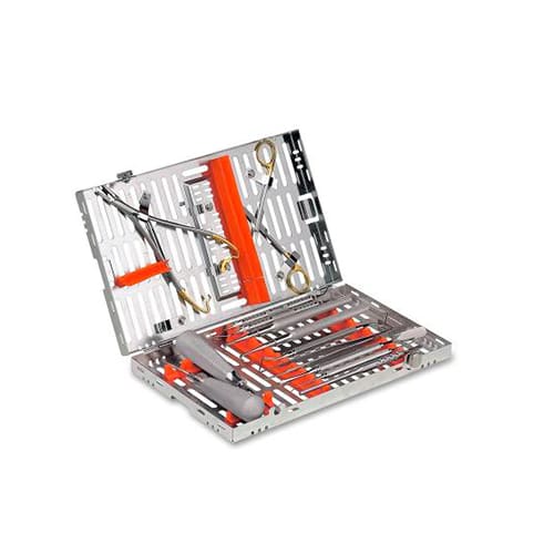 IMS Container Cassette DIN 12 instruments, orange (IMCC123) - Hu-Friedy - Delynov