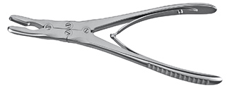Ruskin Bone Gouge Forceps 18 cm - Helmut Zepf (42.654.18) - Delynov