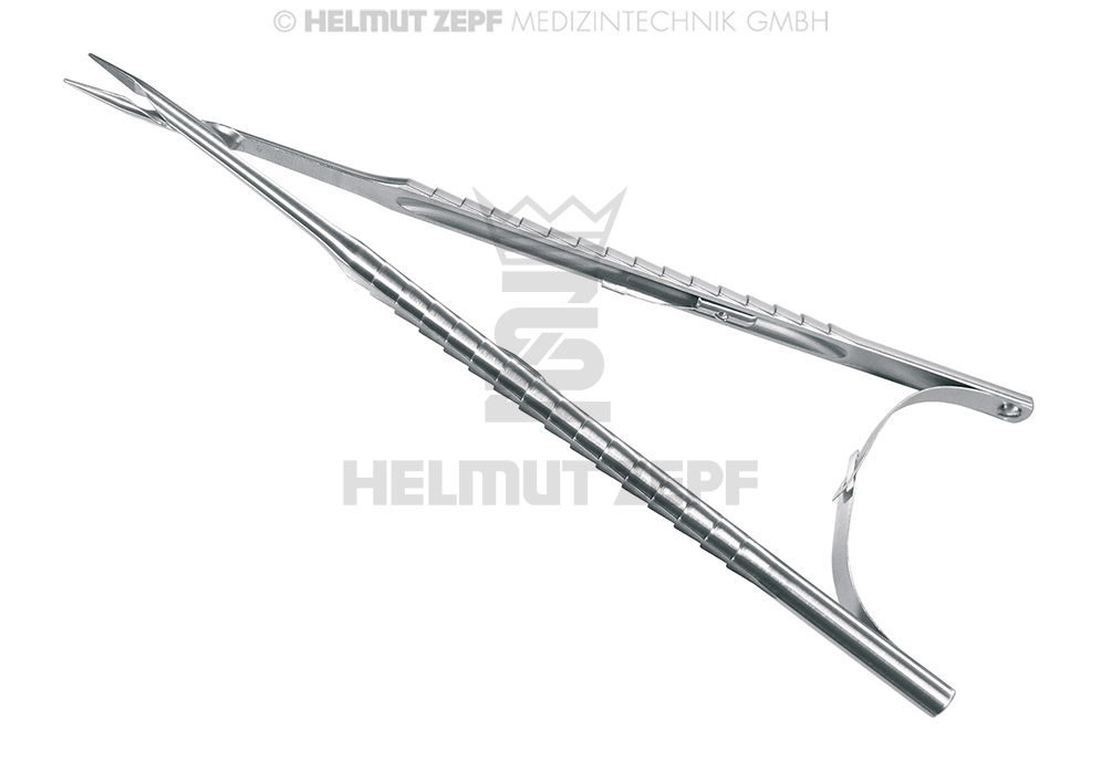Needle holder 17.5 cm straight - Helmut Zepf (41.200.17TC-K) - Delynov