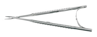 Needle holder 17.5 cm straight - Helmut Zepf (41.200.17TC-K) - Delynov