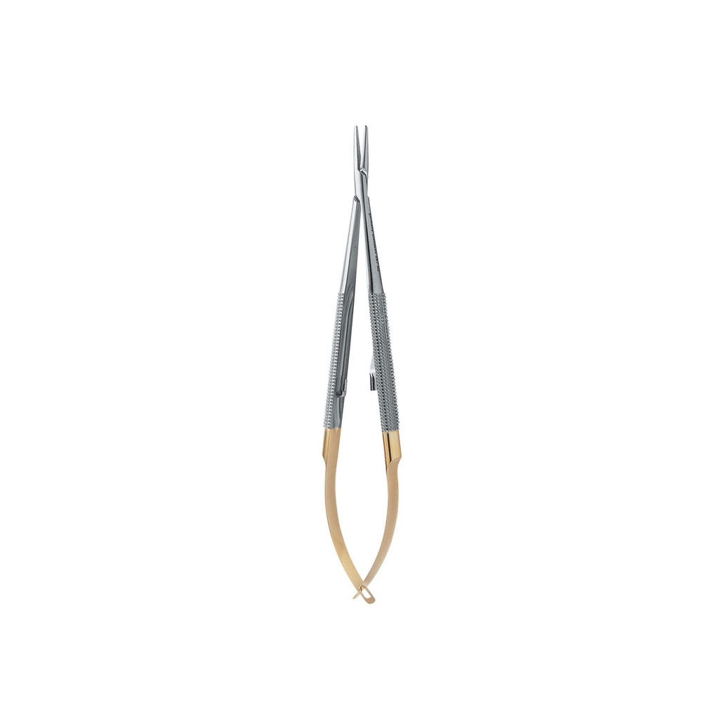 Porte-aiguille Castroviejo rond car. Tun. Strié 14cm - Hu-Friedy