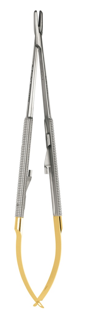 Porte-aiguille Simion # #5024R rond PermSh droit.18cm (NH5024SIM) - Hu-Friedy - Delynov