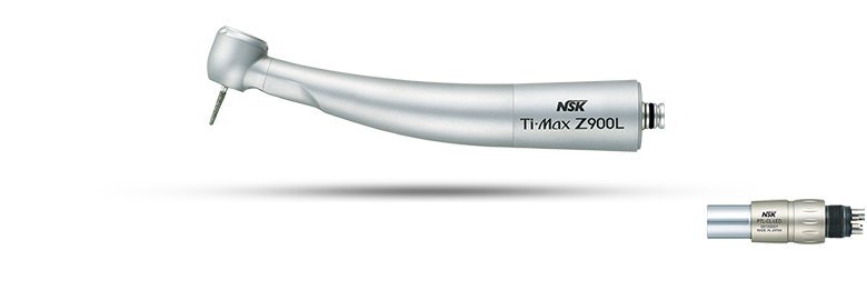 The translation of the product title Turbine Ti-Max Z900L NSK (P1111) - Delynov in US English would be NSK Ti-Max Z900L Turbine (P1111) - Delynov