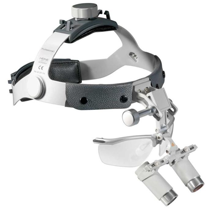 Professional headband-mounted binocular loupe with S-GUARD - Heine Optotechnik (C-000.32.441) - Delynov