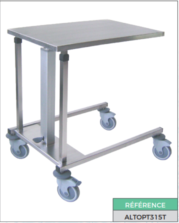 Hydraulic Silent Assistant with Raised Edges (Made in France) - Alter Medical (OPT315 T) - Delynov