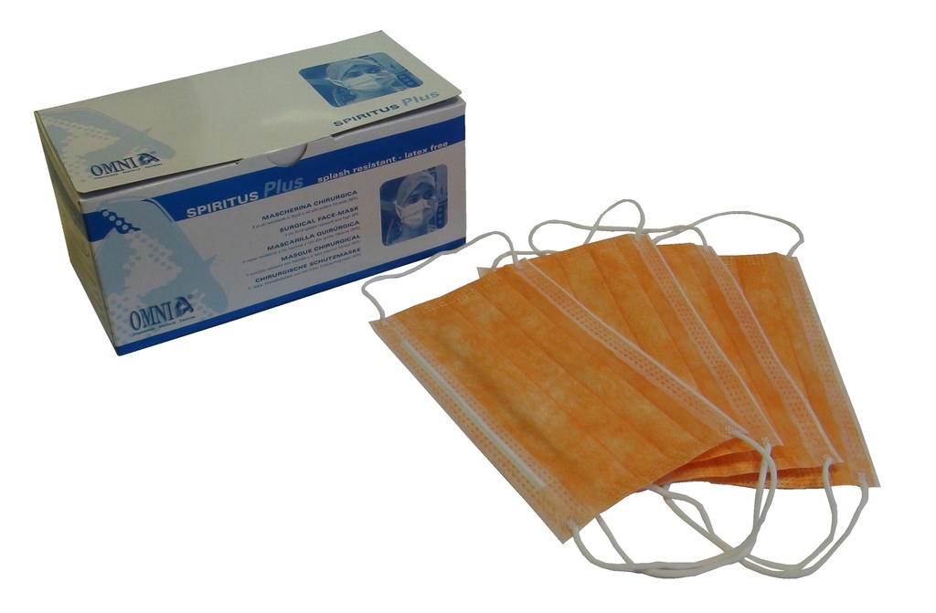 Masque X50 3-ply with round hypoallergenic elastic bands - Omnia - Delynov