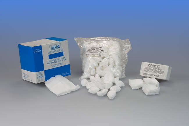 20 packs of 5 sterile 20x20 cm gauze compresses - Omnia - Delynov