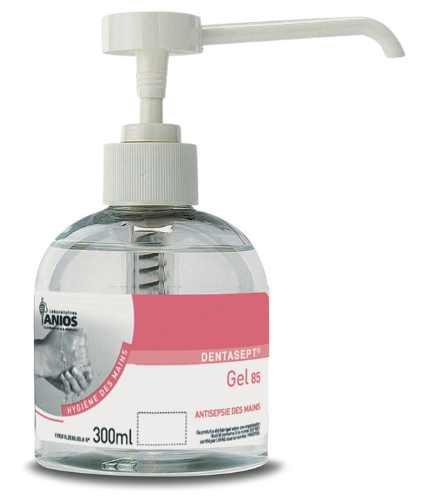 Carton of 6 x 300 ml - 300 ml pump bottle - Dentasept Gel 85 - Anios (1792366FA) - Delynov