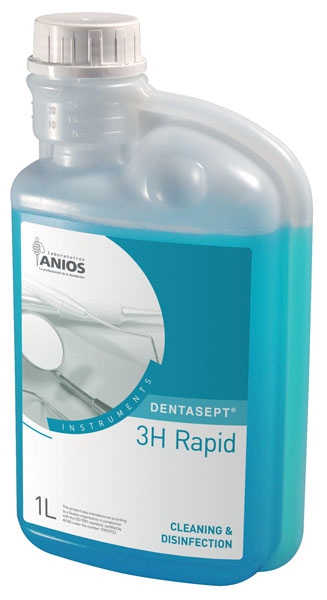 Carton of 3 x 1 L - 1 L Bottle - Dentasept 3H Rapid - Anios (2535137R8) - Delynov