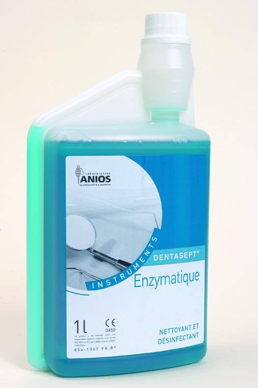 Carton de 12 x 1 L - Flacon de 1 L - Dentasept enzymatique - Anios (2461095R8) - Delynov