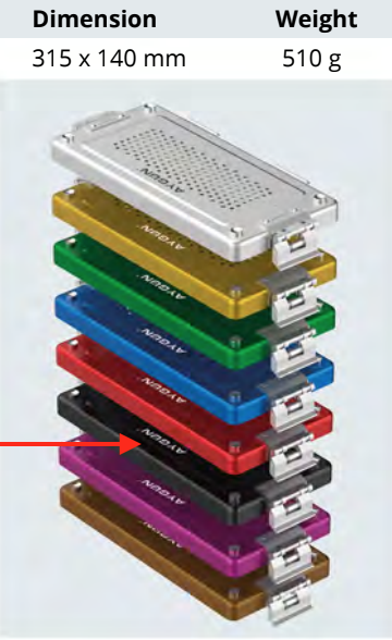 Perforated Cover K6-1975 - Black Color - MINI MODEL 315X140 MM - Aygün - Delynov