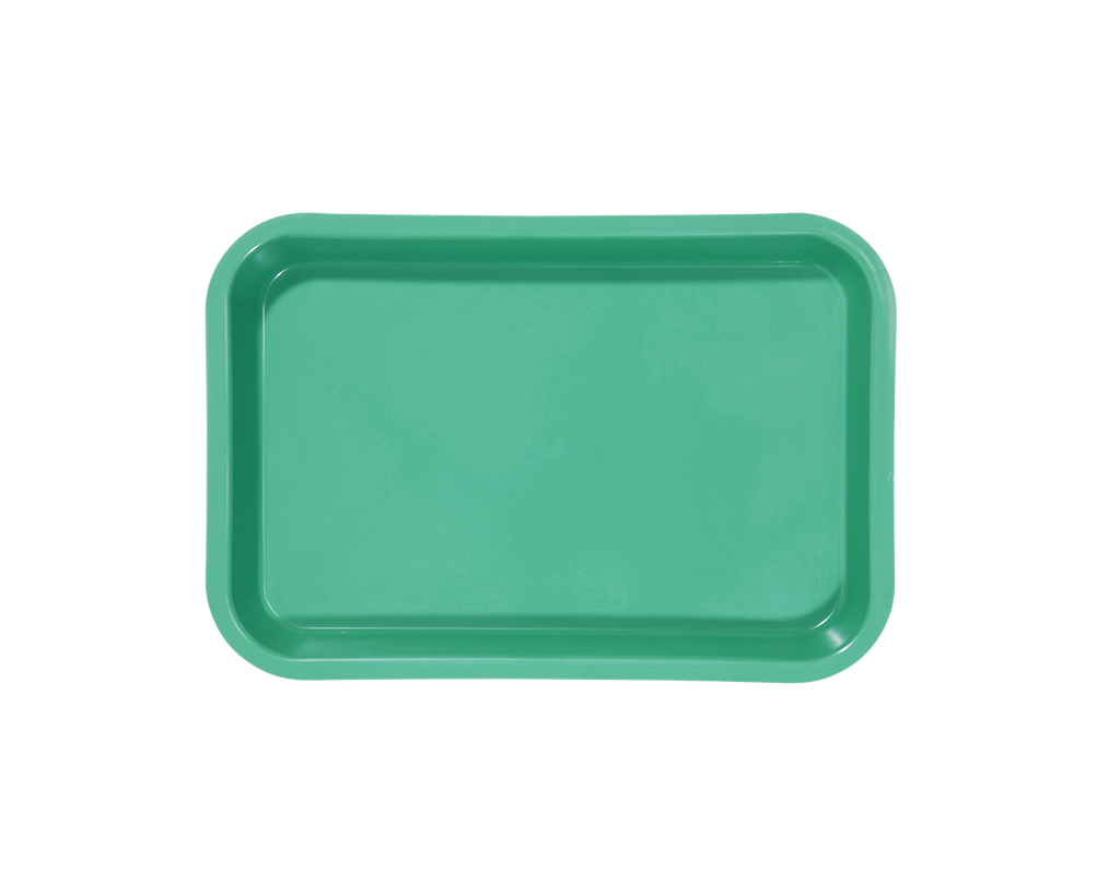 Mini-plateau sans compartiments vert ZIRC Delynov 23,6 x 16,1 x 2,3 cm