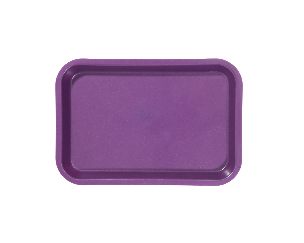 Mini-plateau without compartments purple ZIRC Delynov (23.6 x 16.1 x 2.3 cm) - Product
