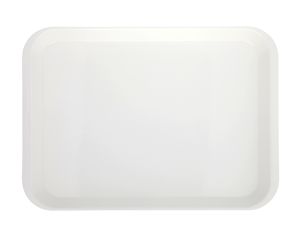 Plateau B-Lok without compartments for dental (34.0 x 24.5 x 2.2 cm) - white - ZIRC - Delynov