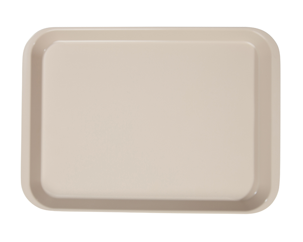 Plateau B-Lok sans compartiments pour implantologie/chirurgie orale/dentaire - beige (34,0 x 24,5 x 2,2 cm) - ZIRC - Delynov