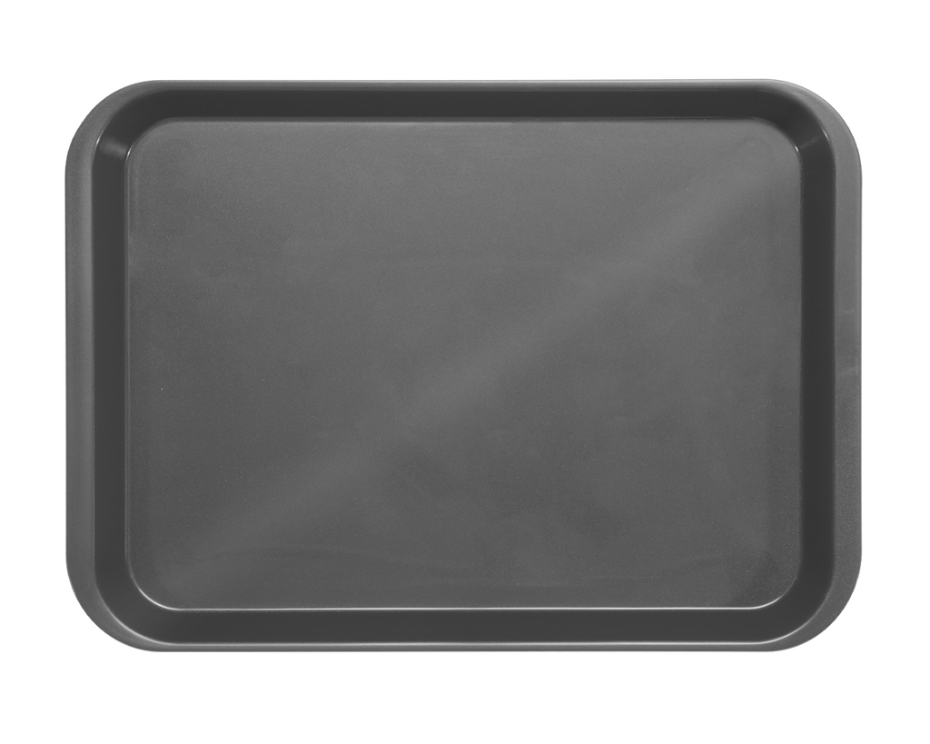 Plateau b-lock without compartments (34.0 x 24.5 x 2.2 cm); gray - zirconia - delynov