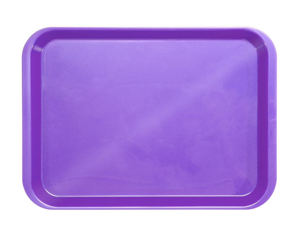Plateau B-Lok sans compartiments (34,0 x 24,5 x 2,2 cm) - Néon Violet - ZIRC - Delynov - Produit 
