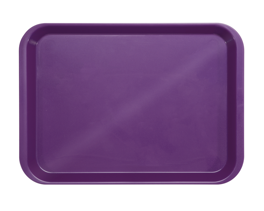 Plateau B-Lok sans compartiments prune  (34,0 x 24,5 x 2,2 cm) - ZIRC - Delynov