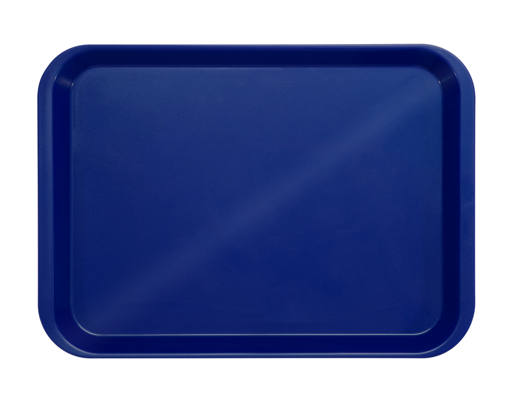 Plateau b-lock without compartments (34.0 x 24.5 x 2.2 cm); dark blue - ZIRC - Delynov