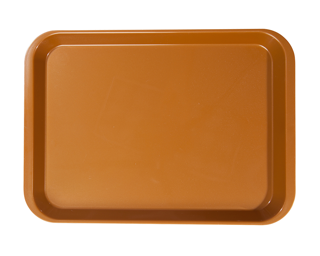 Plateau b-lok sans compartiments (34,0 x 24,5 x 2,2 cm); cuivre - zirc - delynov - 