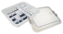 Tubs à matériaux complète avec accessoires (31,9 x 28,5 x 10,2 cm) blanc - ZIRC - Delynov