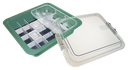 Tubs à matériaux complète avec accessoires (31,9 x 28,5 x 10,2 cm) vert - ZIRC - Delynov