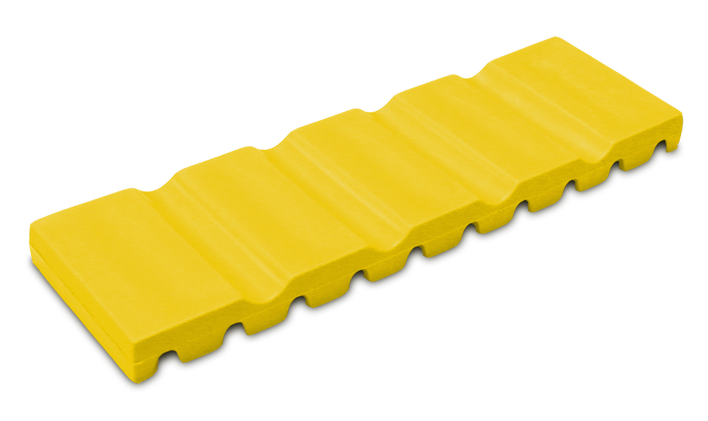 Tapis à instruments, (17,2 x 5,1 x 1,0 cm); néon jaune - ZIRC - Delynov