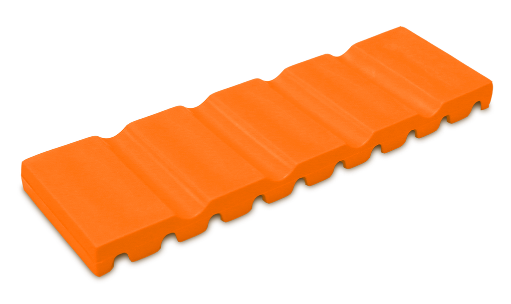 Tapis à instruments, (17,2 centimètres x 5,1 centimètres x 1,0 centimètre); néon orange - ZIRC - Delynov