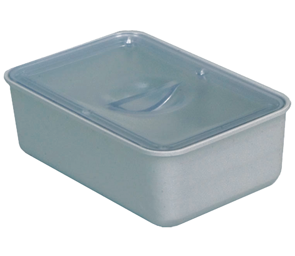 Storage box for small parts with transparent lid, large size (8.6 x 5.7 x 3.2 cm), gray - Brand ZIRC - Delynov
