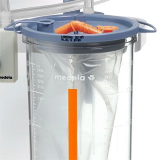 1.5 liter polycarbonate urine collection system for dental surgery - Medela (077.0082) - Delynov