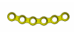 plaque ostéosynthèse incurvée small 6 trous - Titamed (A05-96-006) - Delynov