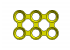 Osteosynthesis plate matrix medium 6 holes - Titamed (A05-98-006) - Delynov