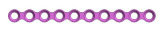 Right 0.6mm Osteosynthesis Plate - Titamed (A06-90-010) - Delynov