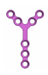 Plaque ostéosynthèse en Y 3 mm x 0,6 mm - Titamed - Delynov