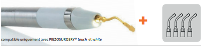 Pièce à main avec LED pour Piezosurgery Touch et White Mectron - Delynov (03120134)