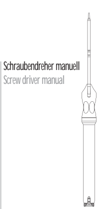 Manual screwdriver for screw Khoury - Hager & Meisinger GmbH (39MSSDM) (MMSDM) - Delynov