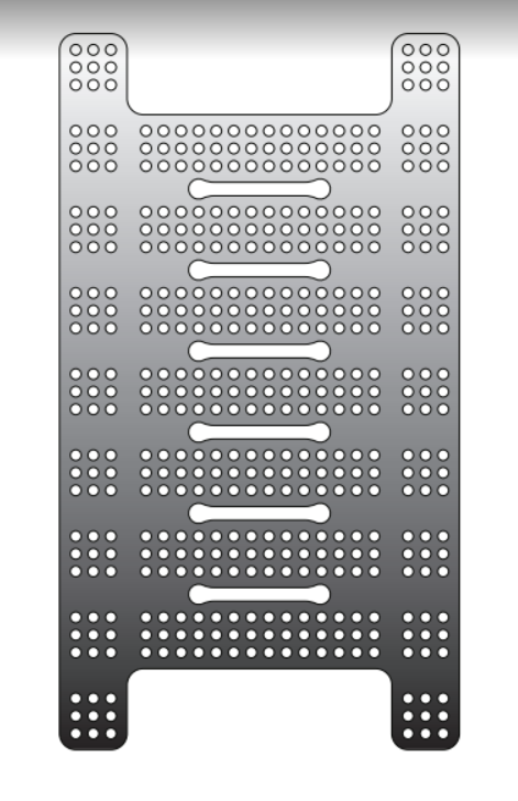 Plaque Mesh de flexion verticale lisse  53 x 29 x 0.15mm  - Jeil Medical (12-GM-J01) - Delynov