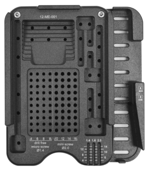 Block with micro-screws and mesh plate - Jeil Medical (112-080) - Delynov